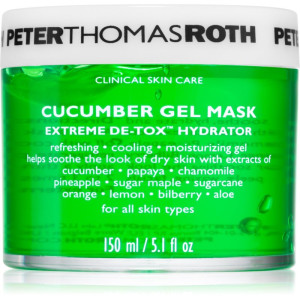 Cucumber De-Tox Gel Mask Mascarilla Gel Hidratante Para Rostro Y Contorno De Ojos 150 Ml