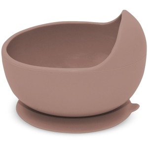 Petite&Mars Take&Match Silicone Bowl bol avec ventouse Velvet Latte 6m+ 1 pcs