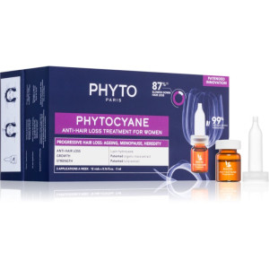 Phytocyane Anti-Hair Loss Treatment For Women Tratament împotriva căderii părului pentru femei 12x5 ml