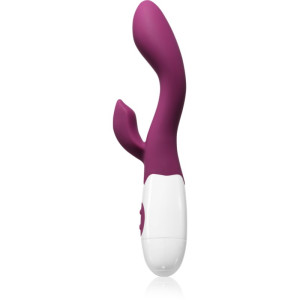 PRETTY LOVE Brighty Violet vibrator with clitoral stimulator 20 cm