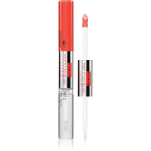 PUPA Milano Made to Last Lip Duo long-lasting liquid lipstick with shine shade 008 - Miami Pink 2x4 ml