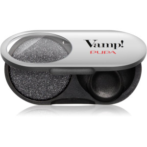 PUPA Milano Vamp! Radiant Baked Eyeshadow fard de culoare vibranta si lunga durata culoare 301 Frozen Black - METALLIC 1 g