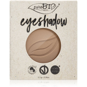 puroBIO Cosmetics Compact Eyeshadows fard à paupières Recharge teinte 02 Dove Gray 2.5 g