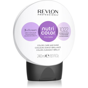 Revlon Professional Nutri Color Filters Metal-Ice Voedende Toning Masker voor Professionele Gebruik 1022 240 ml