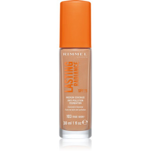 Rimmel Lasting Radiance kirkastava meikkivoide SPF 25 sävy 103 True Ivory 30 ml