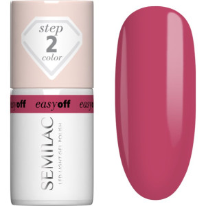 Semilac Easy Off Step 2 vernis à ongles gel lampe UV/LED teinte Pink Coral 7 ml