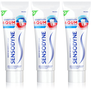 Sensodyne Sensitivity & Gum pasta de dinti pentru dinti sensibili Mint 3x75 ml