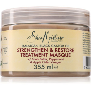 Shea Moisture Jamaican Black Castor Oil Strengthen & Restore Befästande mask för hår 355 ml
