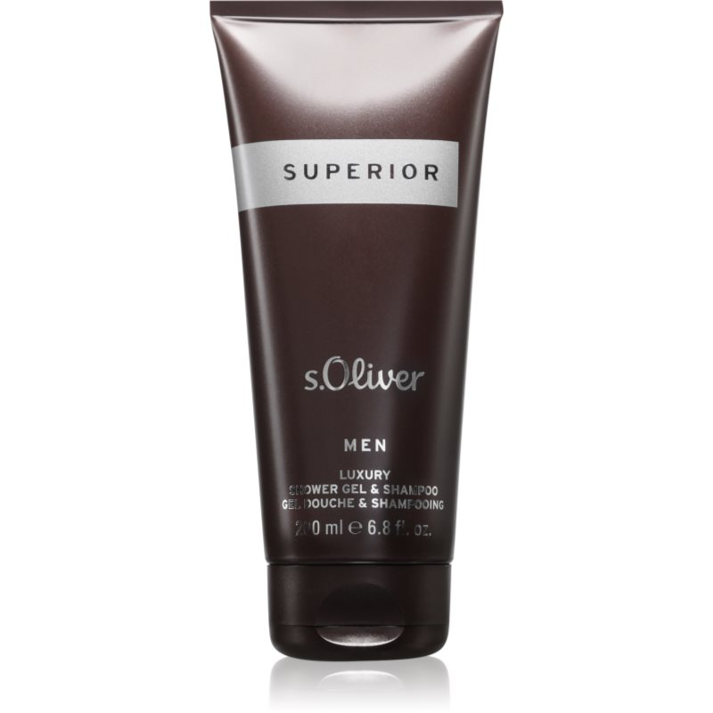 s.Oliver Superior Men Gel douche pour homme 200 ml