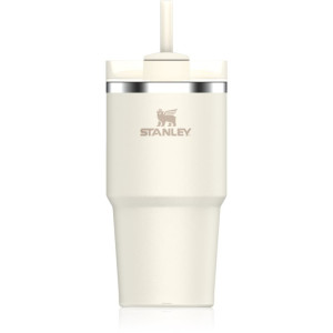 Stanley Quencher H2.O FlowStateâ„¢ Tumbler krus i rustfrit stÃ¥l med sugerÃ¸r Lille Cream 2.0 600 ml