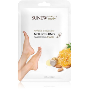 SUNEWMED+ Moisturising Foot Mask with Sweet Almond Oil and Royal Jelly Hydraterende Masker voor de voeten 1 paar