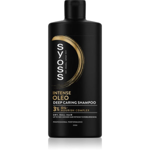 Syoss Intense Oleo Shampoo for skinnende og blødt hår 440 ml