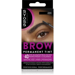 Syoss Brow Tint Øjenbrynsfarve Skygge Black 10 ml