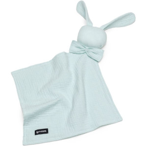 T-TOMI BIO Muslin Cuddle Cloth sleep toy Mint 30x30 cm 1 Ks