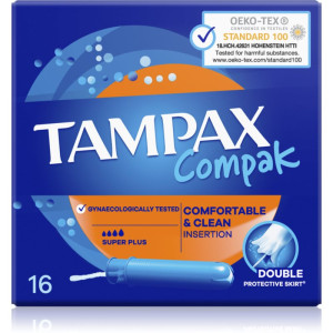 Compak Super Plus Tampones Con Aplicador 16 Ud