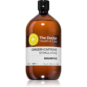 The Doctor Ginger + Caffeine Stimulating vahvistava shampoo heikoille ja oheneville hiuksille sisältää kofeiinia 946 ml
