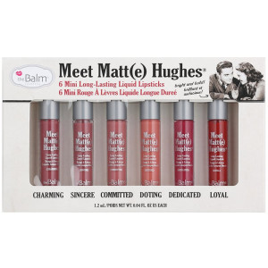 theBalm Meet Matt(e) Hughes Mini Kit vloeibare lippenstift set voor Langdurige Effect