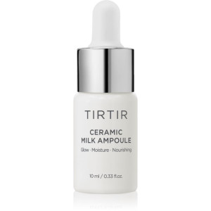 TIRTIR Ceramic Milk Ampoule kosteuttava kasvoseerumi ihon kirkastamiseen 10 ml