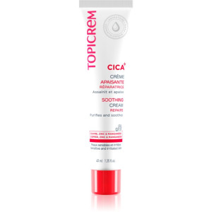 Topicrem CICA Soothing Cream Intensiv aldersfornyende creme Til Irriteret hud 40 ml