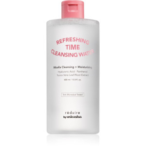 Unleashia Reduire Refreshing Time Cleansing Water Kalmerende Reinigingswater met Hyaluronzuur 400 ml