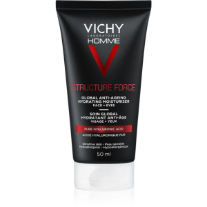 Vichy Homme Structure Force Opstrammende anti-rynke creme med hyaluronsyre 50 ml