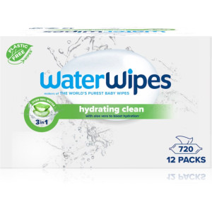 WaterWipes Hydrating Clean Servetele umede cu efect revigorant 12x60 buc