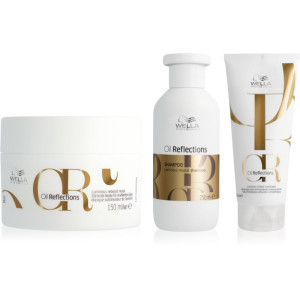 Wella Professionals Oil Reflections bundle set voor Glanzend en Zacht Haar 3 st