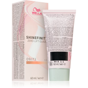 Wella Professionals Shinefinity Zero Lift Glaze demi-permanent hårfärg Skugga 09/73 - Caramel Milk 60 ml