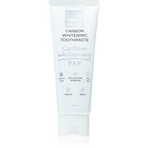 White Pearl PAP Carbon Whitening dentifrice blanchissant 75 ml
