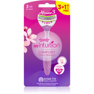 Wilkinson Sword My Intuition Xtreme 3 Wegwerp Scheermessen Comfort Cherry Blossom 4 st