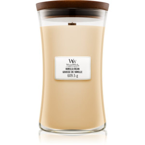 Woodwick Vanilla Bean tuoksukynttilä sisältää puusydämen 609.5 g