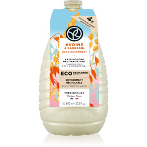 Yves Rocher Bain de Nature Douchegel Navulling Oat & Buckwheat 600 ml