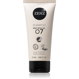 ZENZ Organic Deep Wood No. 07 shampoing fortifiant pour cuir chevelu sensible 50 ml