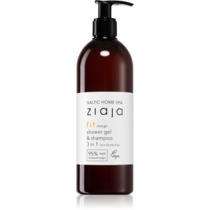 Ziaja Baltic Home Spa Fit Mango Duschtvål för ansikte, kropp och hår 500 ml