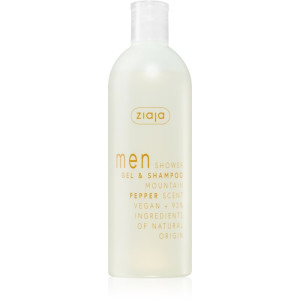 Ziaja Men Douchegel voor Lichaam en Haar voor Mannen Mountain Pepper 400 ml