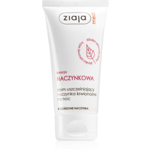 Ziaja Med Capillary Care Förstärkande och förebyggande nattkräm mot brustna blodkärl 50 ml