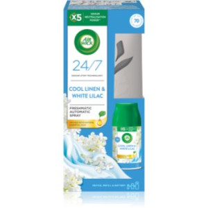 Air Wick Freshmatic Cool Linen & White Lilac ambientador automático com recarga 250 ml. Freshmatic Cool Linen & White Lilac