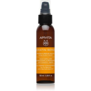 Apivita Keratin Repair Nourish Repair Hair Oil óleo capilar para cabelo seco a danificado 100 ml. Keratin Repair Nourish Repair Hair Oil
