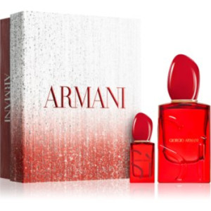 Armani Sì Passione Red Musk coffret para mulheres . Sì Passione Red Musk
