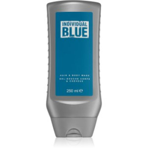 Avon Individual Blue gel de duche perfumado 2 em 1 para homens 250 ml. Individual Blue