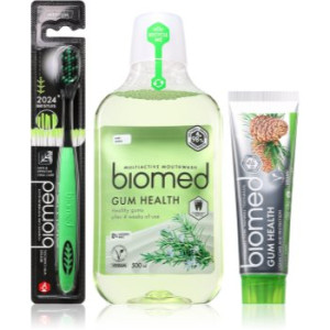 Biomed Gum Health Set conjunto de cuidado dental para gengivas sensíveis . Gum Health Set