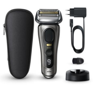 Braun Series 9 PRO+ 9515s máquina de barbear elétrica com uma base de carregamento . Series 9 PRO+ 9515s