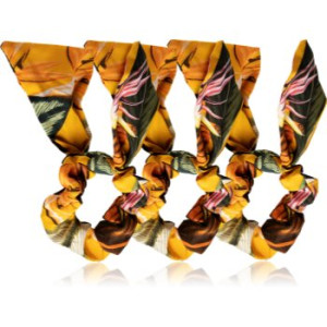 BrushArt Hair Band elásticos para cabelo 3 pçs Hot Yellow. Hair Band