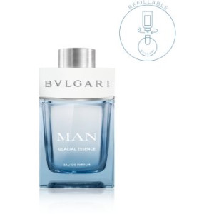 Bvlgari Man Glacial Essence Eau de Parfum recarregável para homens 100 ml. Man Glacial Essence