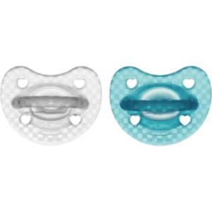 Chicco Physio Forma Luxe chupeta 16-36 m Grey/Mint 2 un.. Physio Forma Luxe