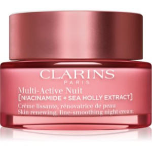 Clarins Multi-Active Night Cream All Skin Types creme de noite renovador para todos os tipos de pele 50 ml. Multi-Active Night Cream All Skin Types