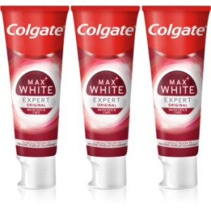 Colgate Max White Expert Original dentífrico branqueador 3x75 ml. Max White Expert Original