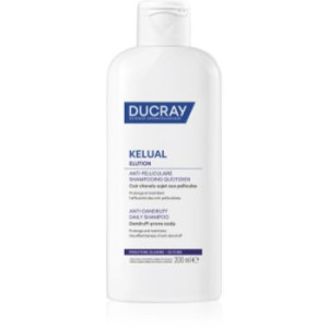 Ducray Kelual Elution Anti-Dandruff Daily Shampoo champô para restabelecer o equilíbrio do couro cabeludo sensível 200 ml. Kelual Elution