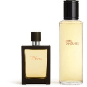 HERMÈS Terre d’ perfume para homens + recarga . Terre d’