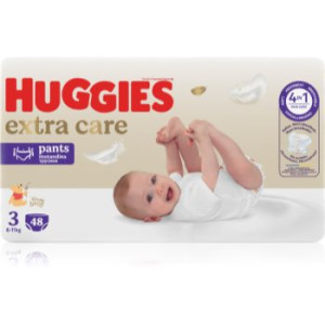 Huggies Extra Care Pants Size 3 fraldas-cueca descartáveis 6 - 11 kg 48 un.. Extra Care Pants Size 3